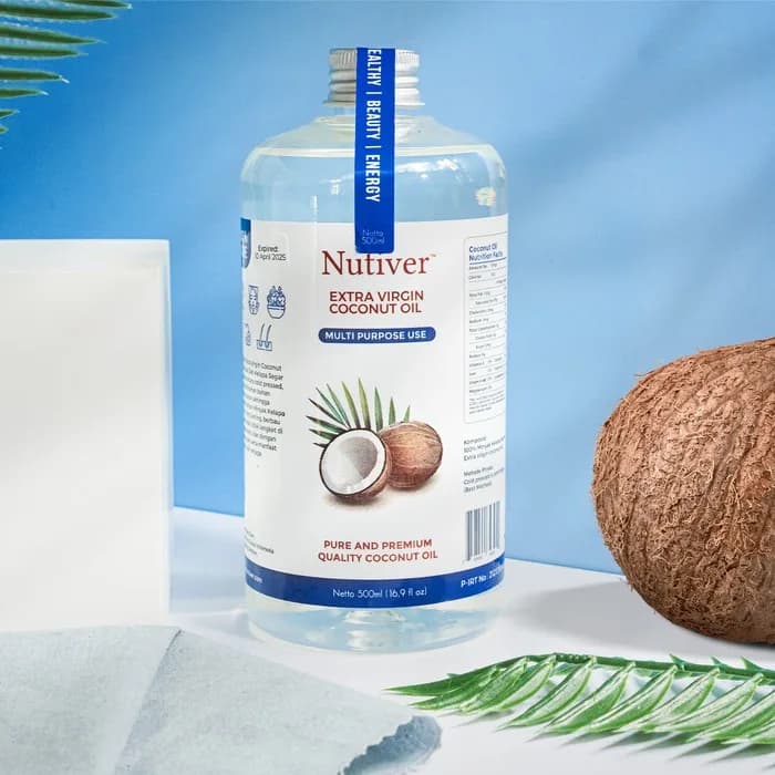 Nutiver Extra Virgin Coconut Oil  Premium VCO 500ML - Minyak Kelapa