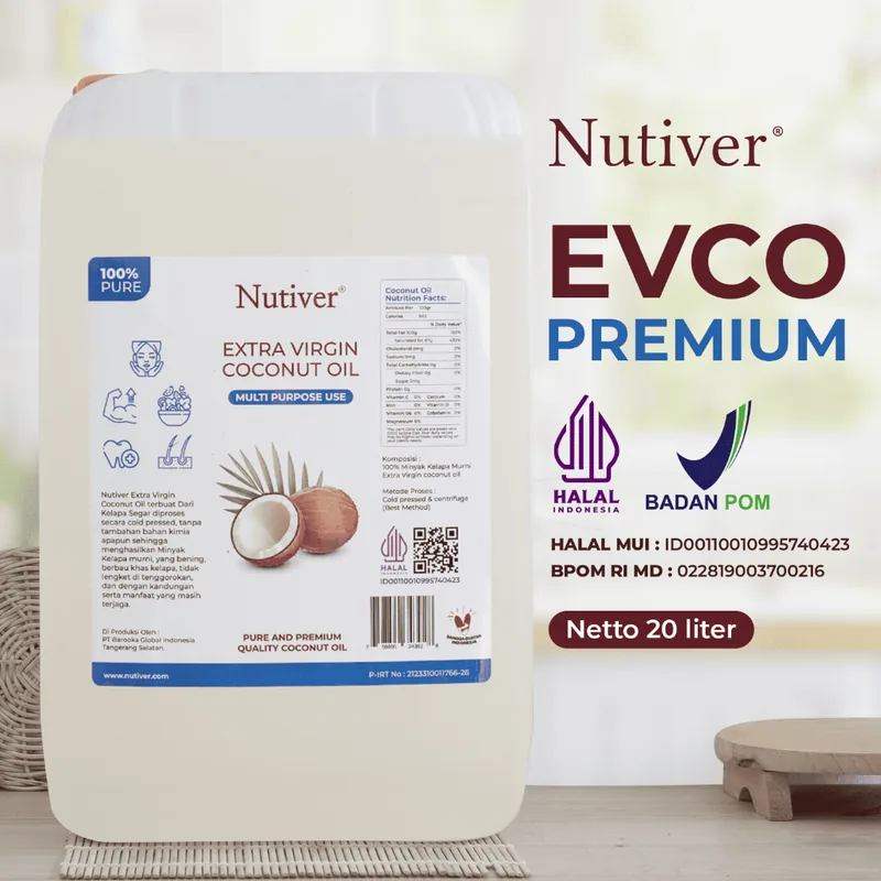 NUTIVER Minyak VCO Grosir 25L Virgin Coconut Oil Murni Curah Jerigen
