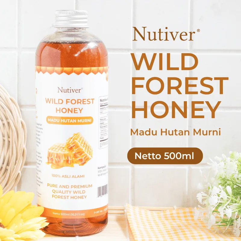 Nutiver Madu Hutan Murni 500ml Madu Murni Alami Tanpa Campuran Asli Kalimantan Kaya Manfaat