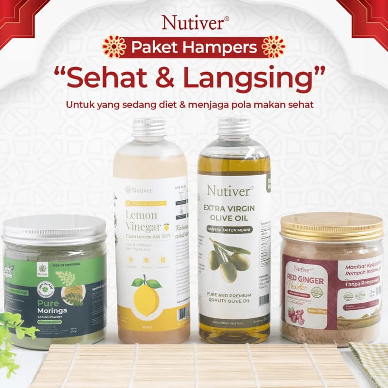 NUTIVER | PAKET HAMPERS | HAMPERS LEBARAN | PAKET LEBARAN | GIFT IDUL FITRI | HAMPERS SEHAT ALAMI | HAMPERS SEHAT & LANGSING